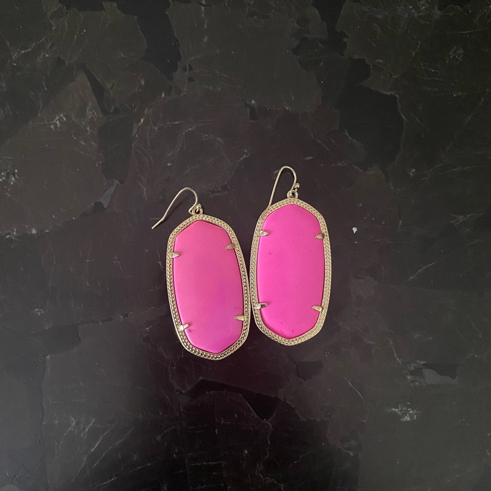 Pink Kendra Scott Danielle Large Earrings
